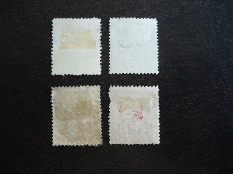 Stamps - New Zealand - Scott# O41,O43,O44,O46 - Used Part Set of 4 Stamps