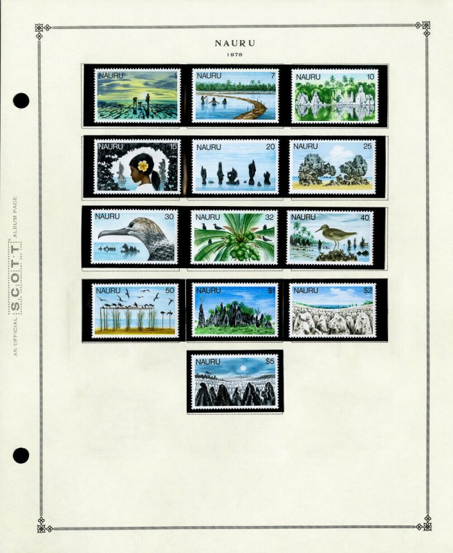 Nauru AllMint 1960's to 1999 Stamp Collection f/k/a Pleasant Island