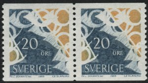 Sweden 647 MNH  Pair
