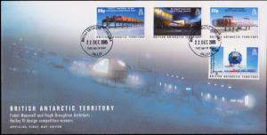 British Antarctic Territory Scott 357-360 Unaddressed.