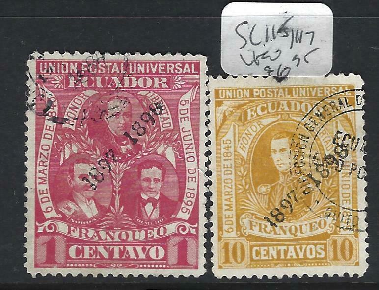 ECUADOR  (P1303BB)  SC 115, 117   VFU