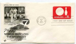 U563 Bowling, Artcraft, FDC