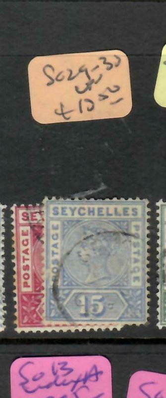 SEYCHELLES  (P2605B)  QV  SG  29-30        VFU