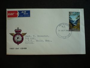 Postal History - New Zealand - Scott# 398 - First Day Cover