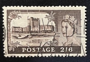 Great Britain #309 Used - Queen Elizabeth (Watermark 308 Checked) SCV ~1.50