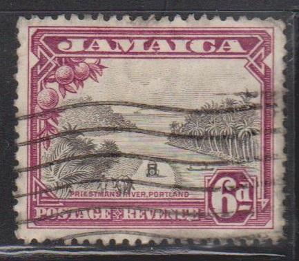 JAMAICA Scott # 108 Used - KGVI & Priestman's River