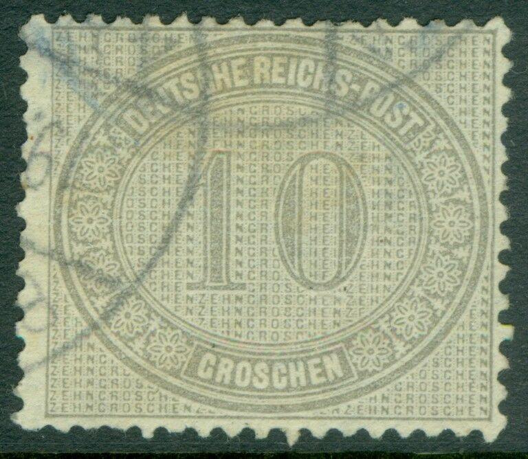 EDW1949SELL : GERMANY 1872 Scott #12 Used. Cancel suspect Sold 'As Is' Cat $1350