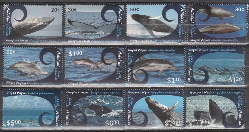 Aitutaki #581-92  MNH CV $55.00 (A17825)