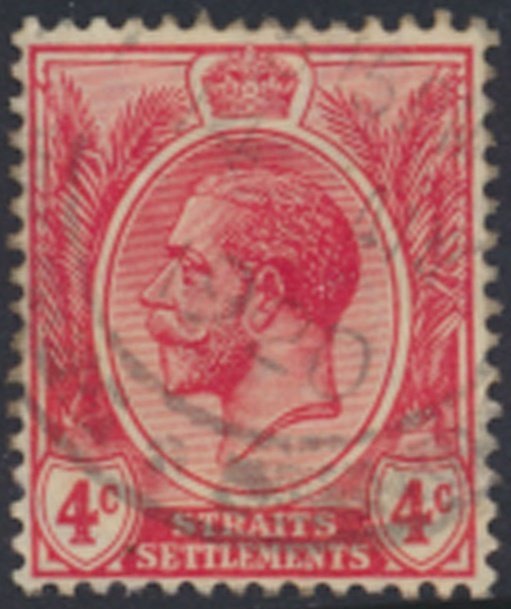 Straits Settlements    SC# 154   Used   wmk crown CA   see details & scans