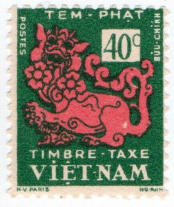 (I.B) Vietnam Revenue : Duty Stamp 40c