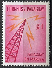 Paraguay; 1961: Sc. # 579: **/MNH Single Stamp