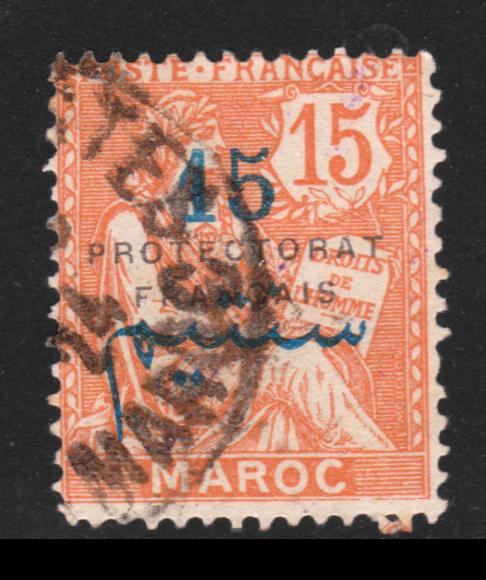 French Morocco 1917 Sc# 43 French Offices Abroad - USED