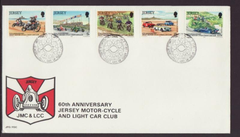 Jersey 231-235 Motorcycle Club U/A FDC