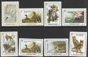 Haiti Audubon Birds MNH. Nice set.