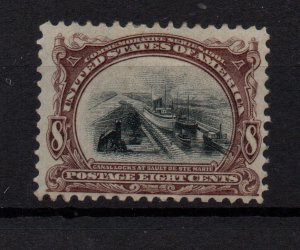 US 1901 8c Pan America Expo #298 mint MH with gum WS36527