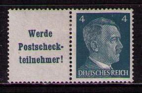 GERMANY REICH Sc# 508 var Mi# W152 MH FVF Adolf Hitler