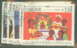 Ecuador #765-765E  Single (Complete Set)