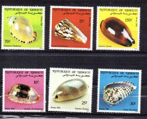 Djibouti 551-556 MNH