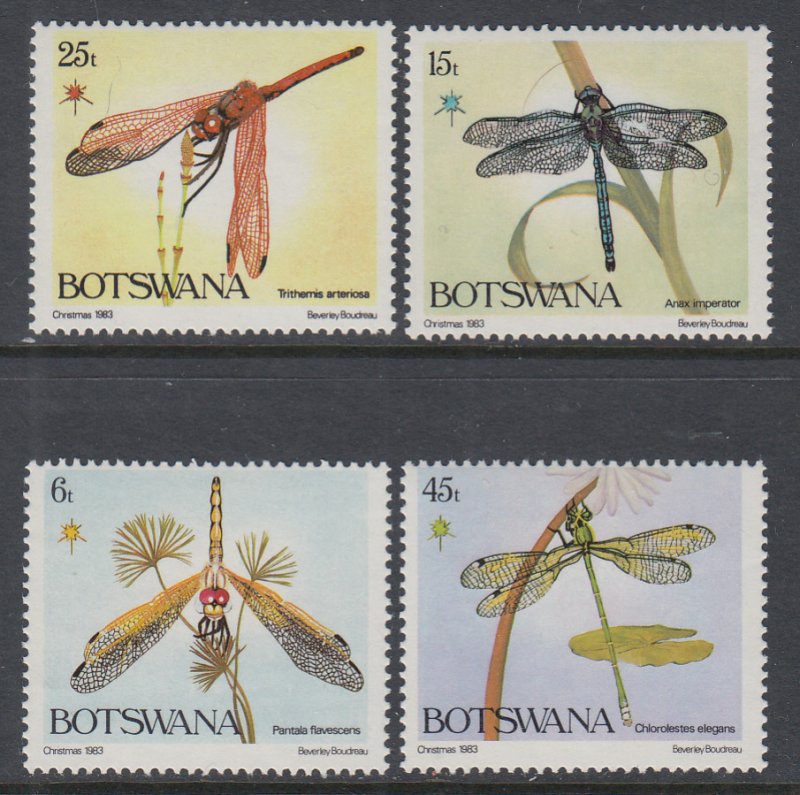 Botswana 337-340 Dragonflies MNH VF