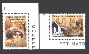 Turkey. 2015. d331-32. Museums in Turkey. MNH.