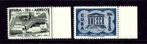 Cuba C193-94 MNH 1958 Unesco   #1