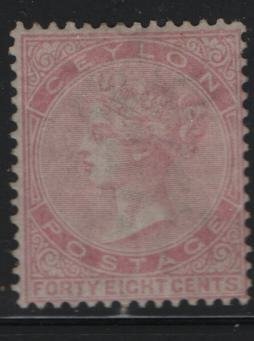 CEYLON 71  HINGED VF QUEEN VICTORIA