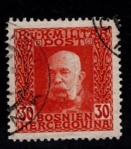 Bosnia & Herzegovina Scott 74 Used Franz Josef  stamp from 1912-1914 set