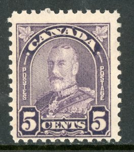 Canada 1930 KGV 5¢ Dull Violet Scott #169 Post Office Fresh!! MNH V651