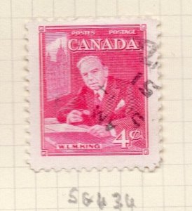 Canada 1951 Early Issue Fine Used 4c. NW-217372