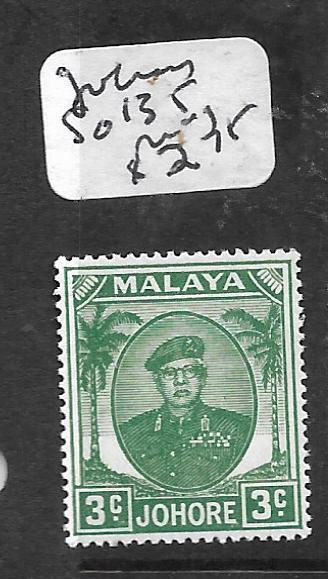 MALAYA JOHORE  (P0107B)  3C  SG 135  MOG