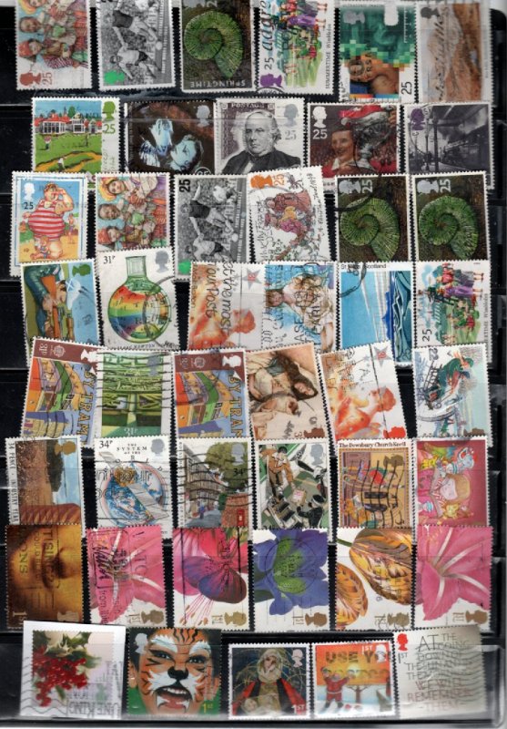 Huge assortment of 614 Large Commemoratives from Great Britain value over 160.00