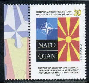 223 - NORTH MACEDONIA 2020 - Accession of Northern Macedonia to NATO - MNH Set