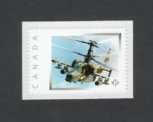 lq. HELICOPTER = FIGHTER =MILITARY= picture postage stamp MNH Canada 2014 p5j3/1