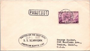 1938 - SS Scanyork - American Scantic Line - F51726