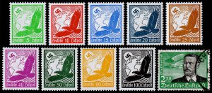 Germany Scott C46-C55 (1934) Mint/Used NH VF Complete Set, CV $301.45 C