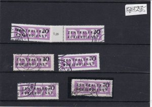 Germany 1956 Officials Stamps High cat ref R17145