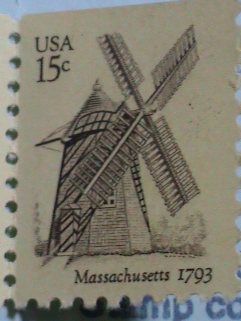 ​UNITED STATES 1980 WINDMILLS  BOOKLET MNH VERY FINE -3 STAMPS