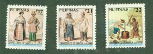 PHILIPPINES 2762a-64a DATED 2002 MNH CV $9.00 BIN $5.00