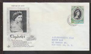 Somaliland Protectorate 127 QEII Coronation Typed FDC 