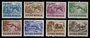 Indonesia Scott 424-431 Mint never hinged.