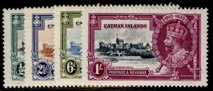 CAYMAN ISLANDS GV SG108-111, 1935 SILVER JUBILEE set, M MINT. Cat £20.