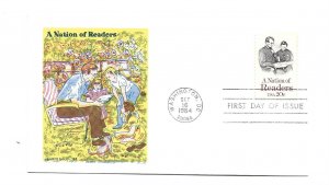 2106 A Nation of Readers, Doris Gold FDC