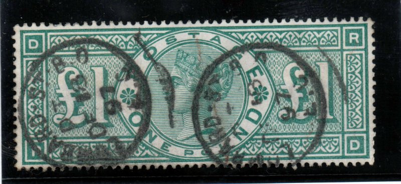 Great Britain #124 Very Fine Used With Nice Date Cancel