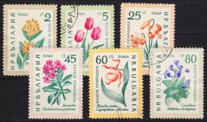 BULGARIEN BULGARIA [1960] MiNr 1164-69 ( O/used ) Blumen
