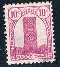 French Morocco 178 MLH Tower of Hassan 1943 (F0115)+