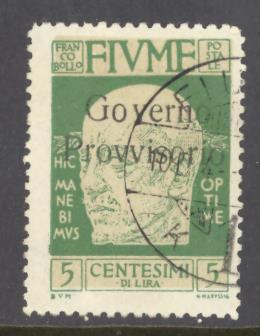 Fiume Sc # 134 used (RS)