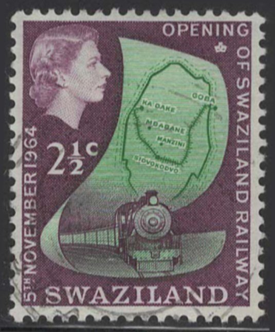 Swaziland #111 (1964), postally used single