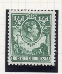 Northern Rhodesia 1938 GVI Early Issue Fine Mint Hinged 1/2d. 158144