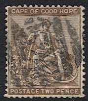 CAPE OF GOOD HOPE 1884 Sc 44  2d Hope Used VF,  524 (Aliwal North) cancel