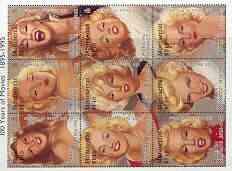 Montserrat 1995 Centenary of the Cinema (Marilyn Monroe) ...